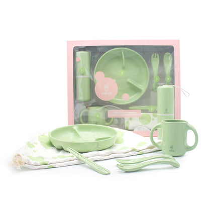Vieco Baby Dinnerware Gift Set_Sage Green_Packing