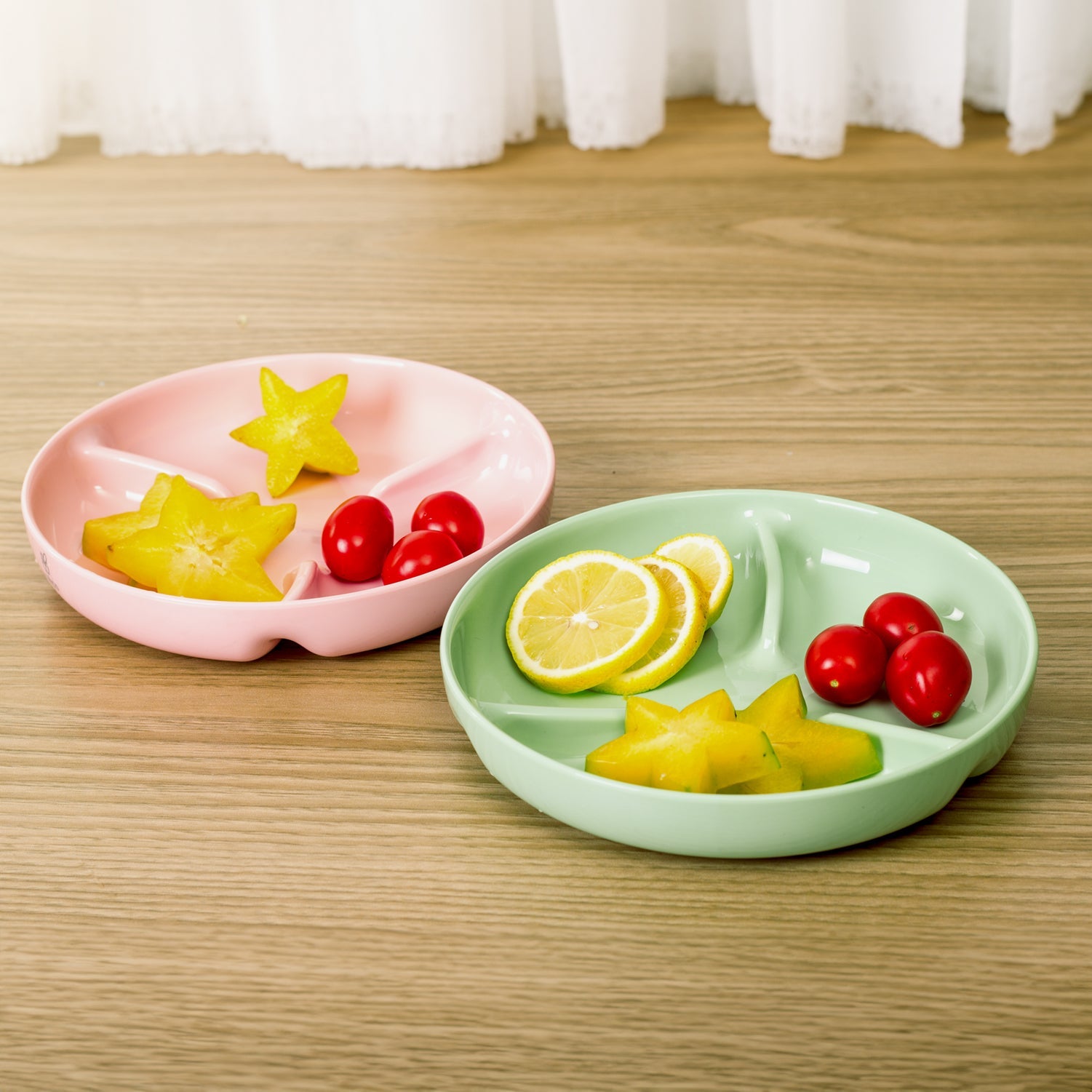 Vieco Bio-based Toddler Plate Semi-Devided_Colors