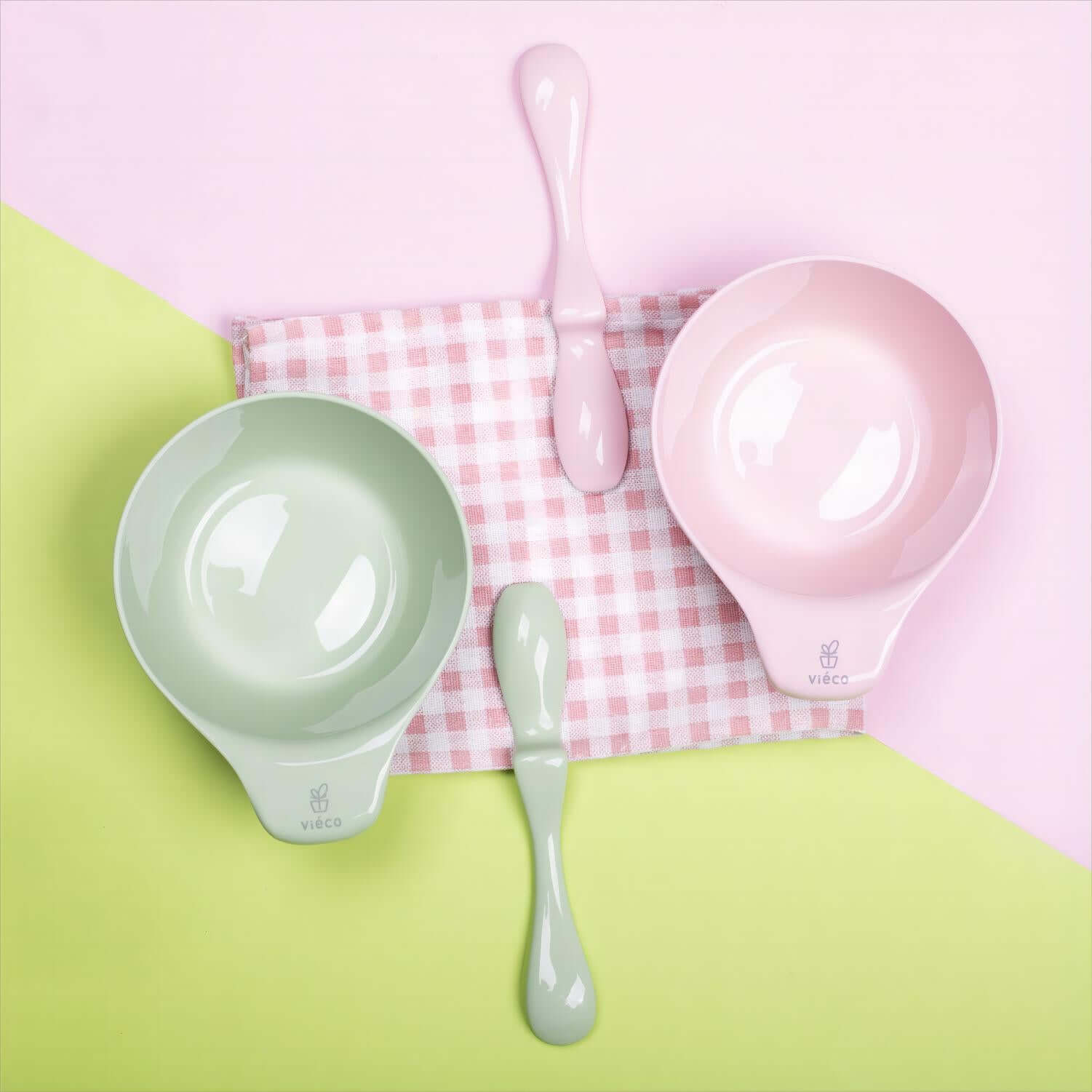 Viéco Baby Feeding Spoon and Bowl Set