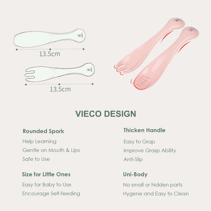 Vieco Baby Spoon and Fork Set_Design